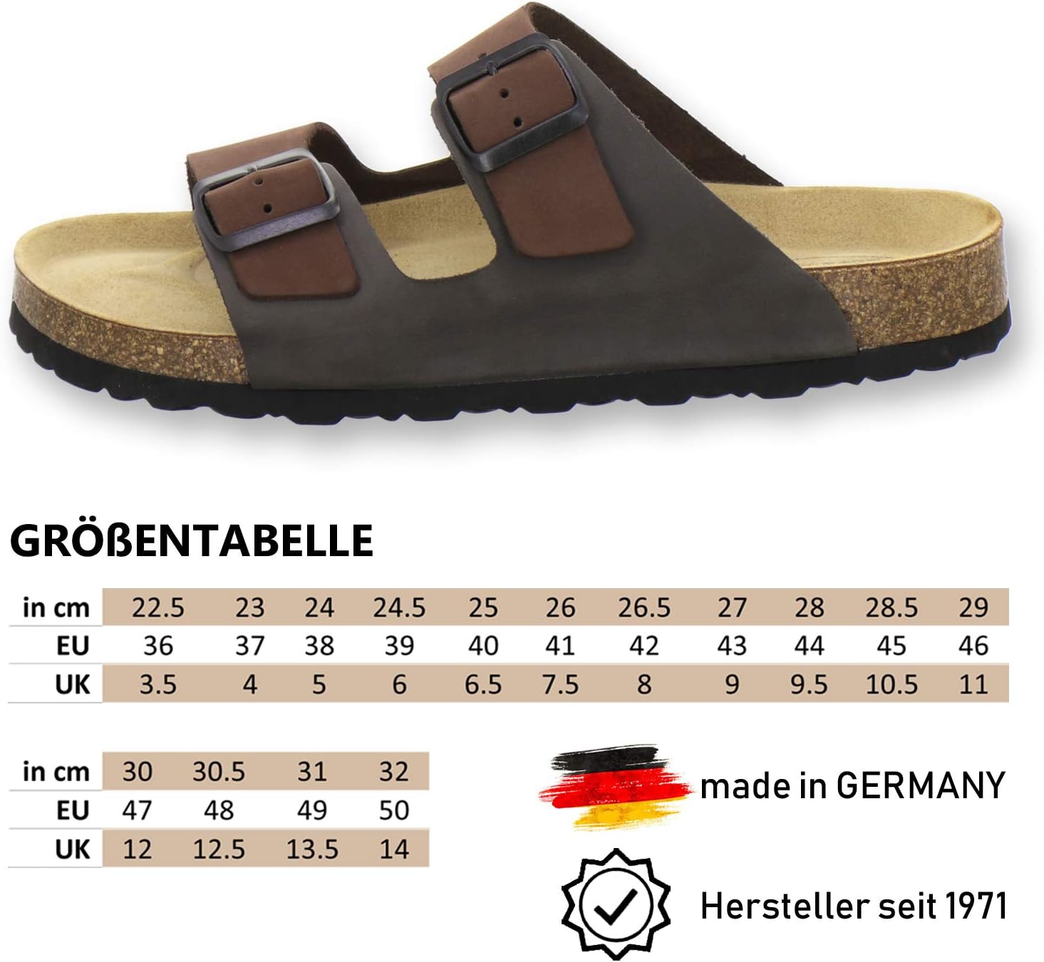 Pantuflas de piel AFS-Schuhe Pantuflas de piel AFS-Schuhe